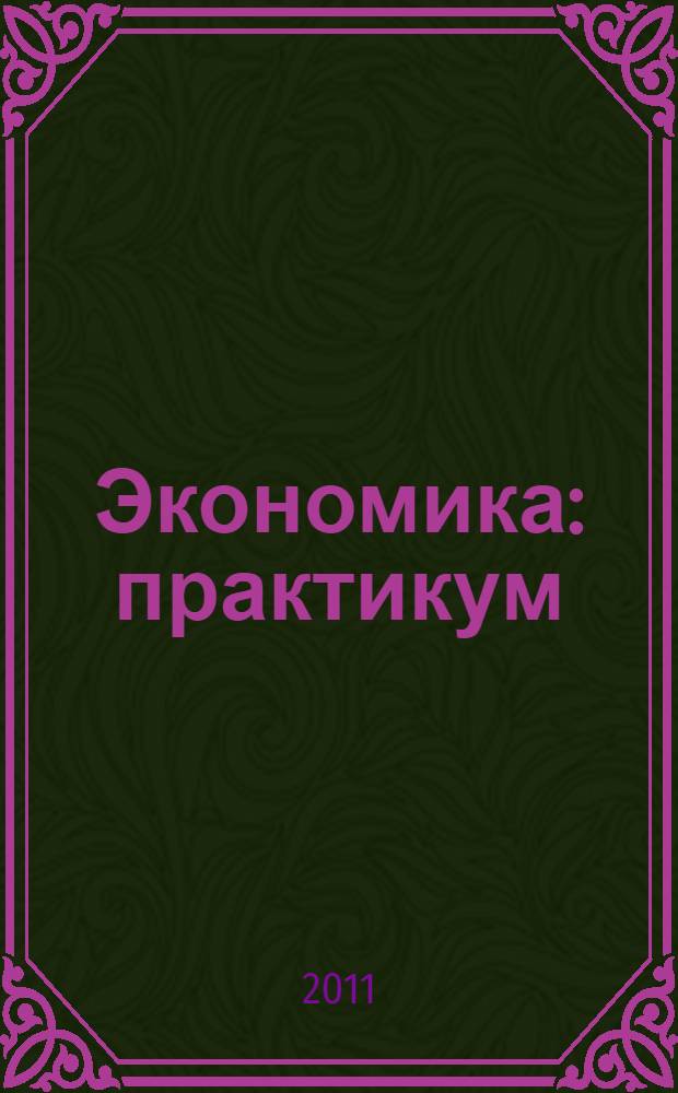Экономика : практикум : учебное пособие для студентов высших учебных заведений, обучающихся по неэкономическим специальностям