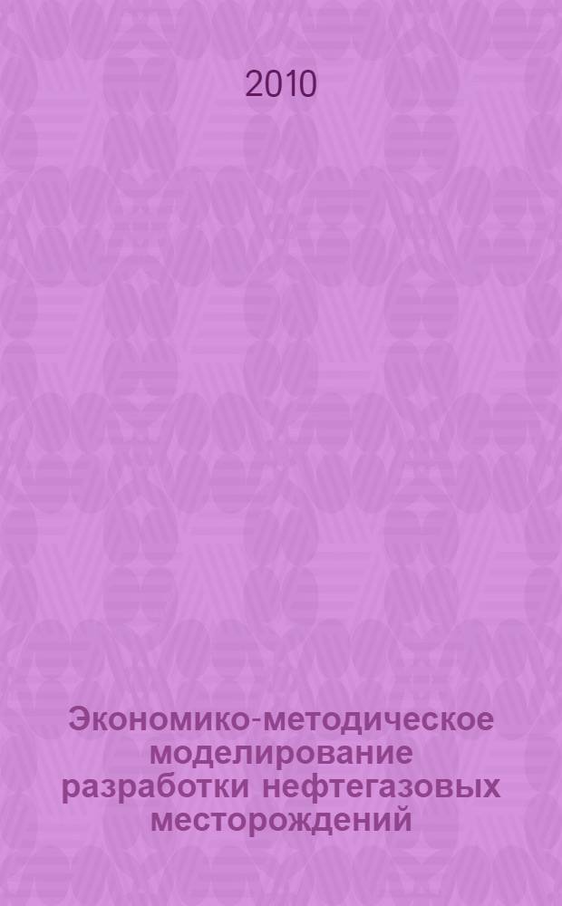 Экономико-методическое моделирование разработки нефтегазовых месторождений