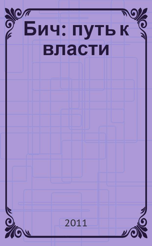 Бич: путь к власти : манга : для среднего школьного возраста