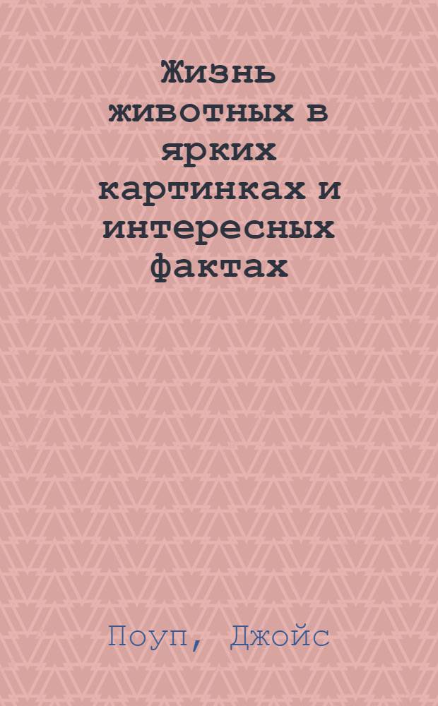 Жизнь животных в ярких картинках и интересных фактах