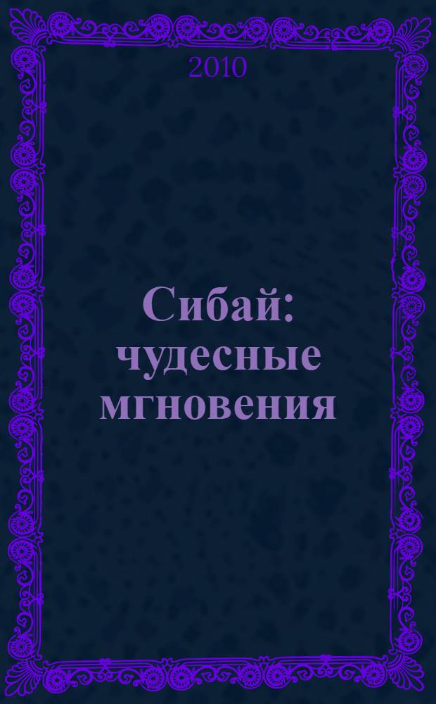 Сибай : чудесные мгновения : фотоальбом