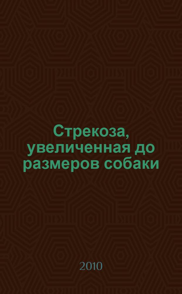 Стрекоза, увеличенная до размеров собаки : роман