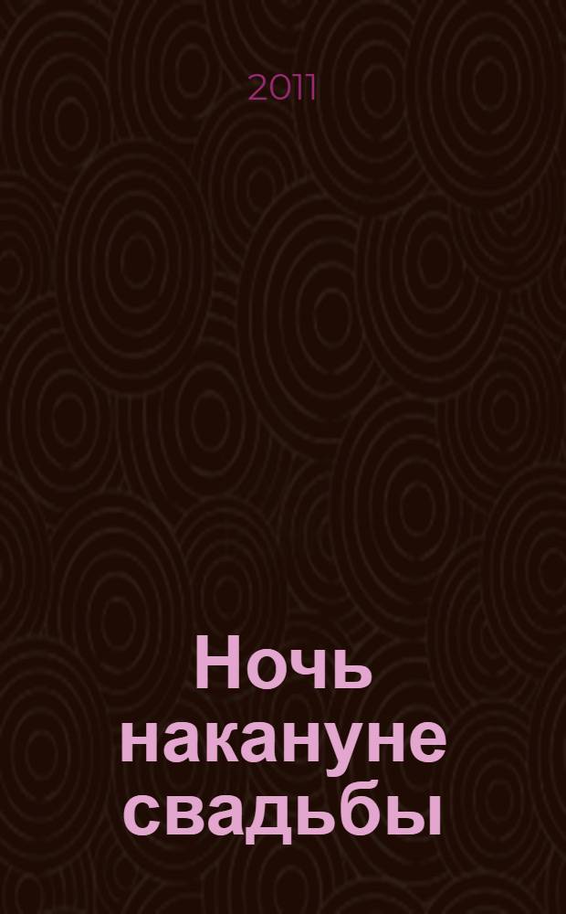 Ночь накануне свадьбы : роман