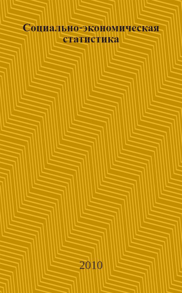Социально-экономическая статистика : учебное пособие