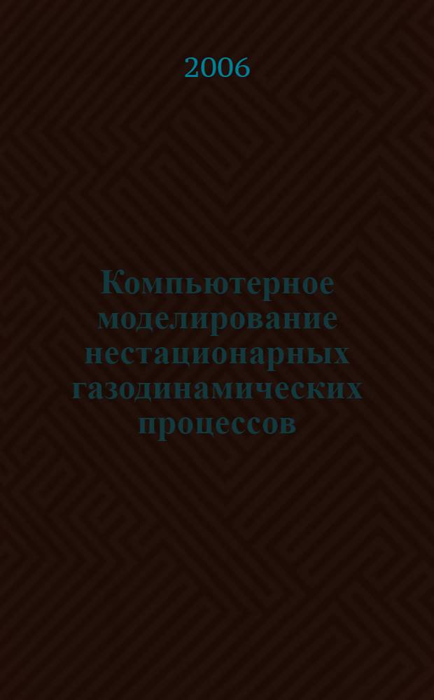 Компьютерное моделирование нестационарных газодинамических процессов : учебно-методический комплекс