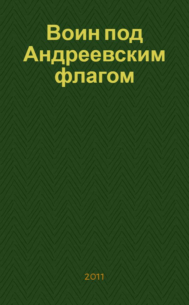 Воин под Андреевским флагом
