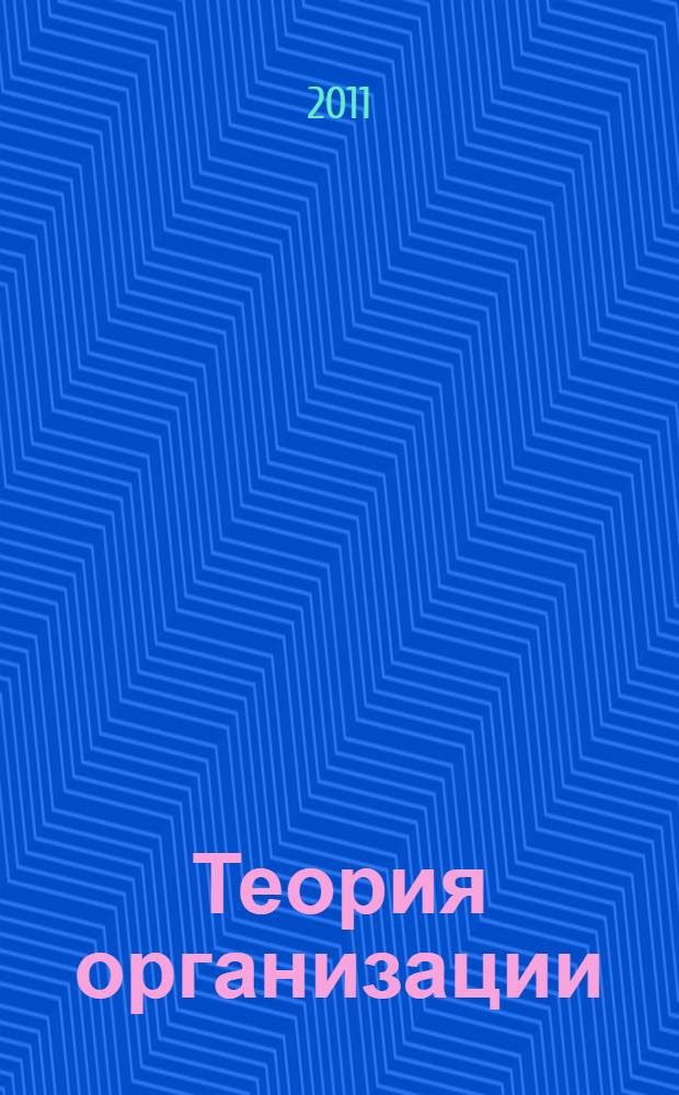 Теория организации : краткий курс лекций