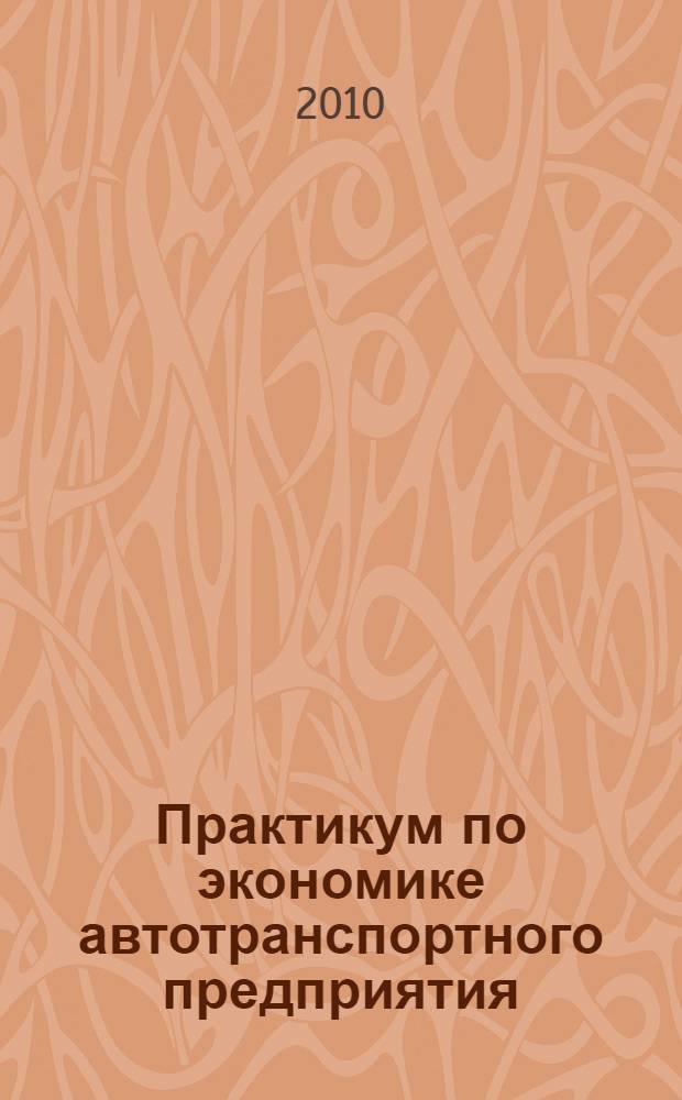 Практикум по экономике автотранспортного предприятия : учебно-методическое пособие для студентов специальности 190601 "Автомобили и автомобильное хозяйство" всех форм обучения