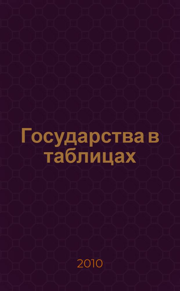 Государства в таблицах : краткий статистический справочник