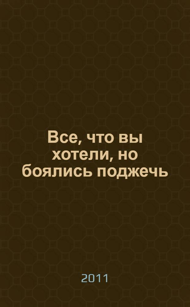 Все, что вы хотели, но боялись поджечь : роман