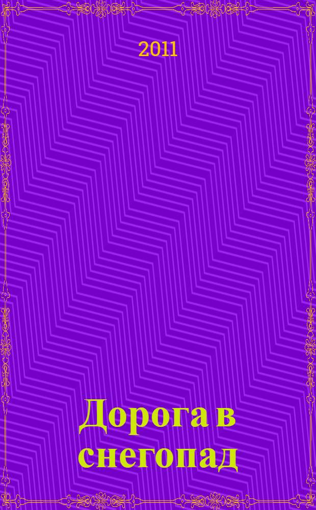 Дорога в снегопад : роман