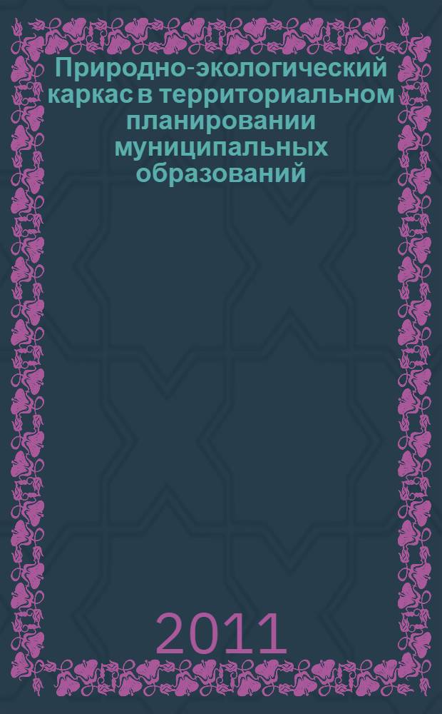 Природно-экологический каркас в территориальном планировании муниципальных образований : автореферат диссертации на соискание ученой степени кандидата географических наук : специальность 25.00.36 <Геоэкология по отраслям>