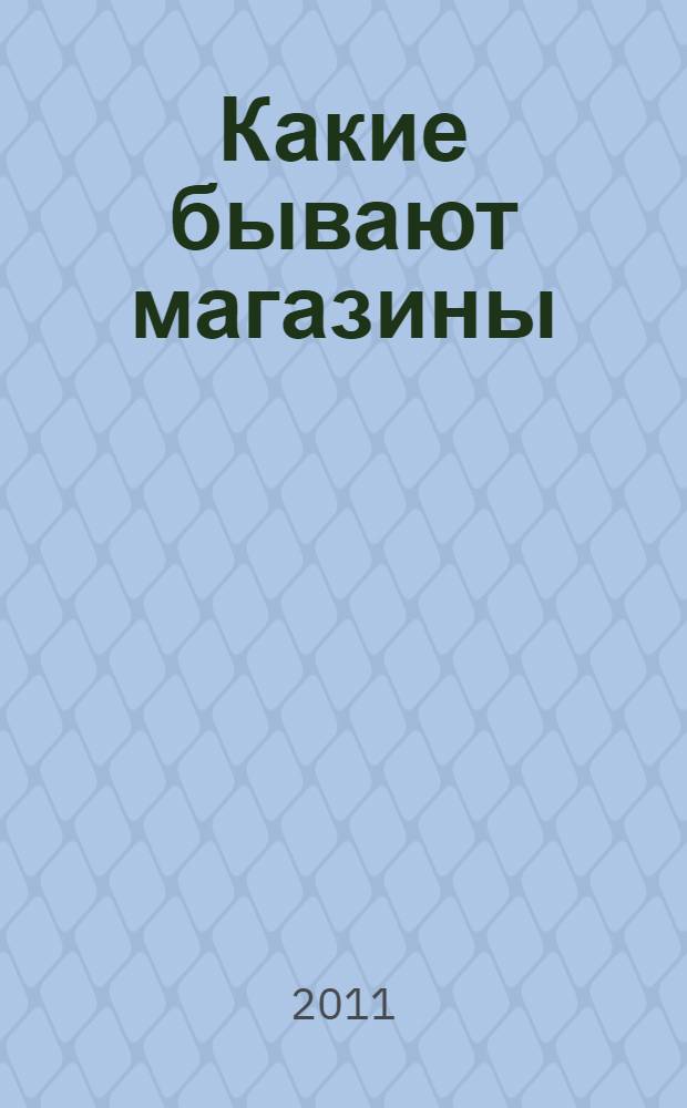 Какие бывают магазины: Дидактический материал в картинках: Книжка с наклейками