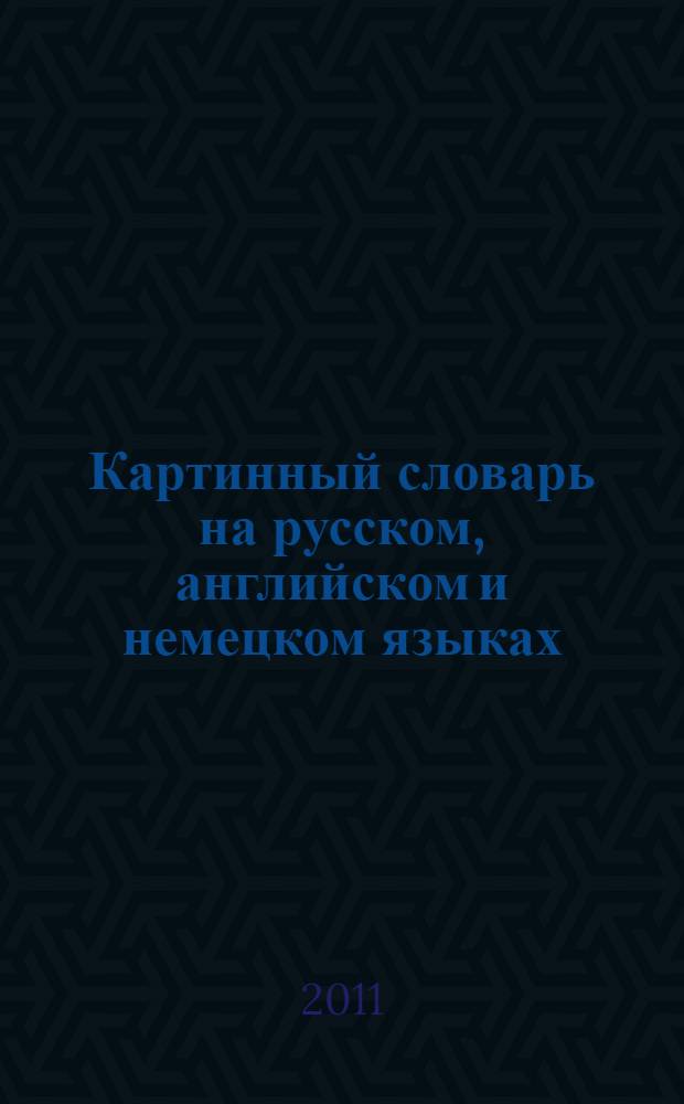Картинный словарь на русском, английском и немецком языках : учебное пособие для 1-5-х классов общеобразовательных учреждений