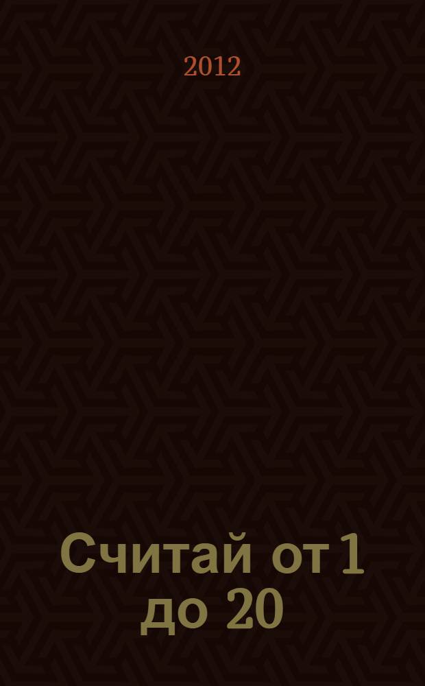 Считай от 1 до 20: книга с наклейками