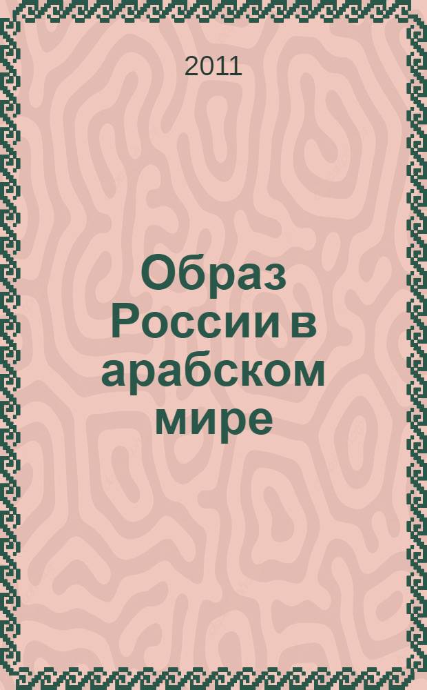 Образ России в арабском мире (исследование 2009-2010 гг.) : специальность 19.00.12 <Политическая психология>