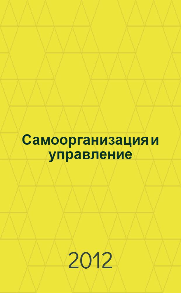 Самоорганизация и управление