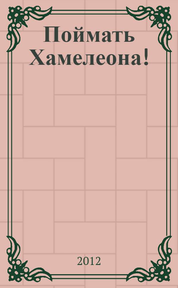 Поймать Хамелеона! :геройская расскраска