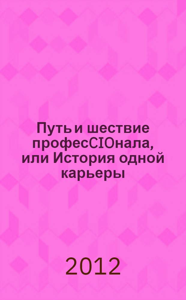 Путь и шествие професCIOнала, или История одной карьеры