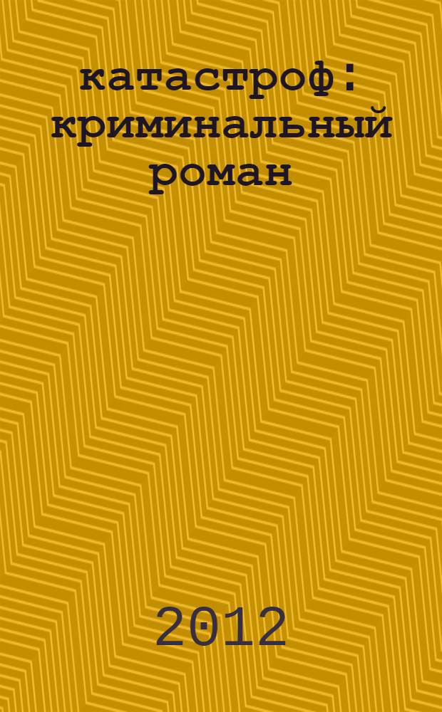 13 катастроф : криминальный роман