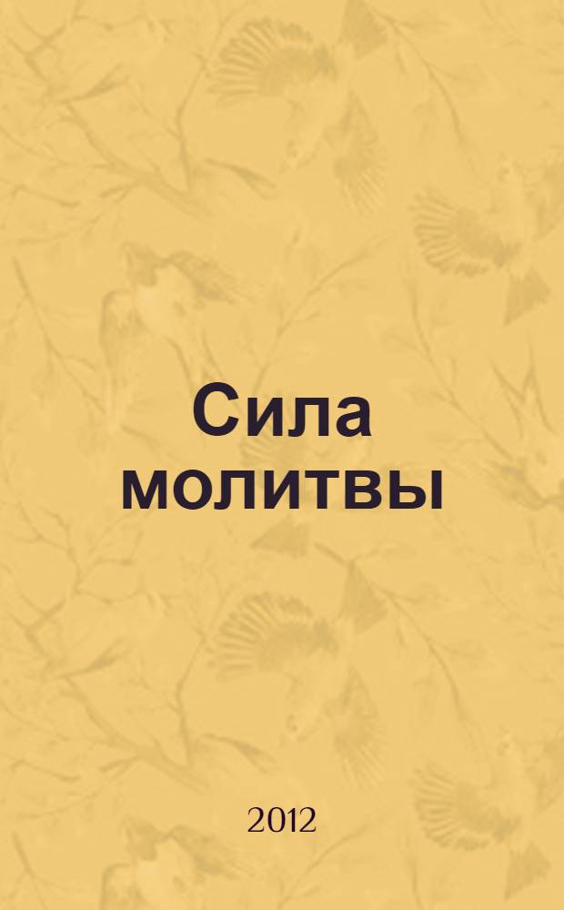 Сила молитвы