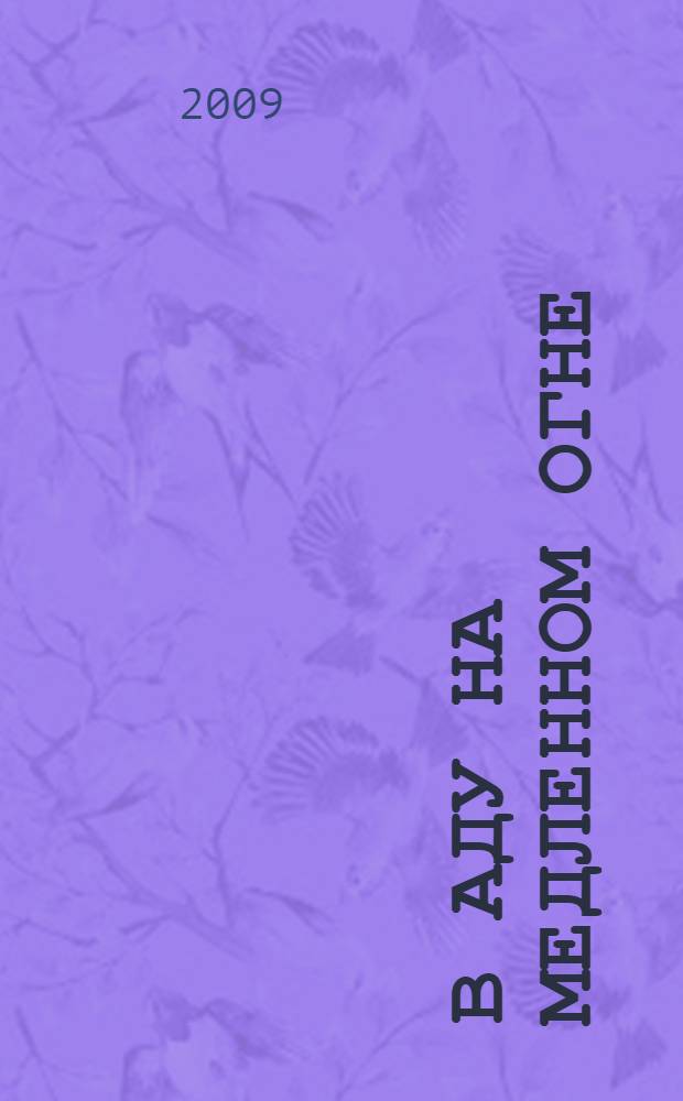 В аду на медленном огне : про жизнь и вообще... Без всякой лжи и позы Чуть-чуть стихов и малой прозы