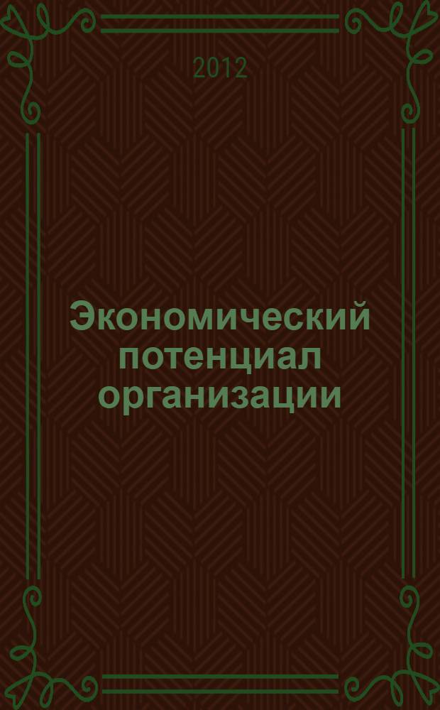Экономический потенциал организации: сущность и значение : монография