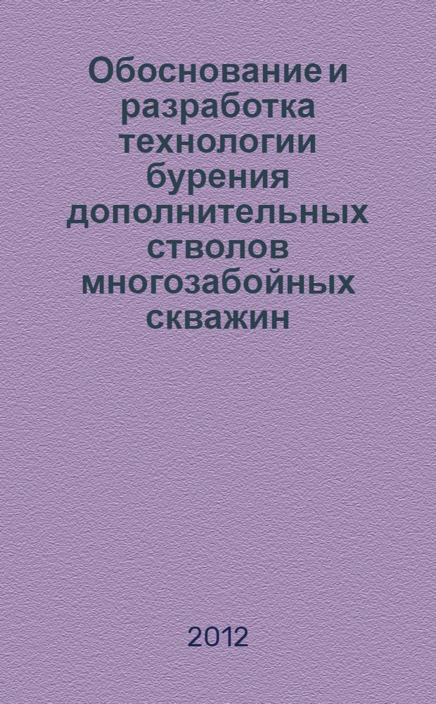 Обоснование и разработка технологии бурения дополнительных стволов многозабойных скважин : автореф. дис. на соиск. учен. степ. к. т. н. : специальность 25.00.15 <Технология бурения и освоения скважин>