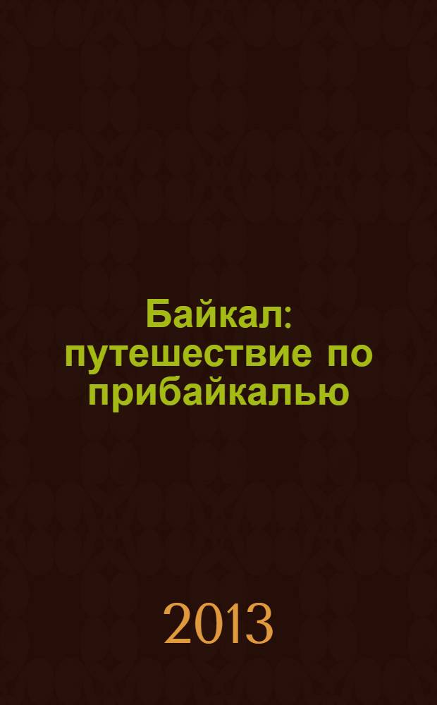 Байкал : путешествие по прибайкалью : турбазы, гостиницы, рестораны, подробные схемы, организация отдыха достопримечательности : популярный туристический путеводитель