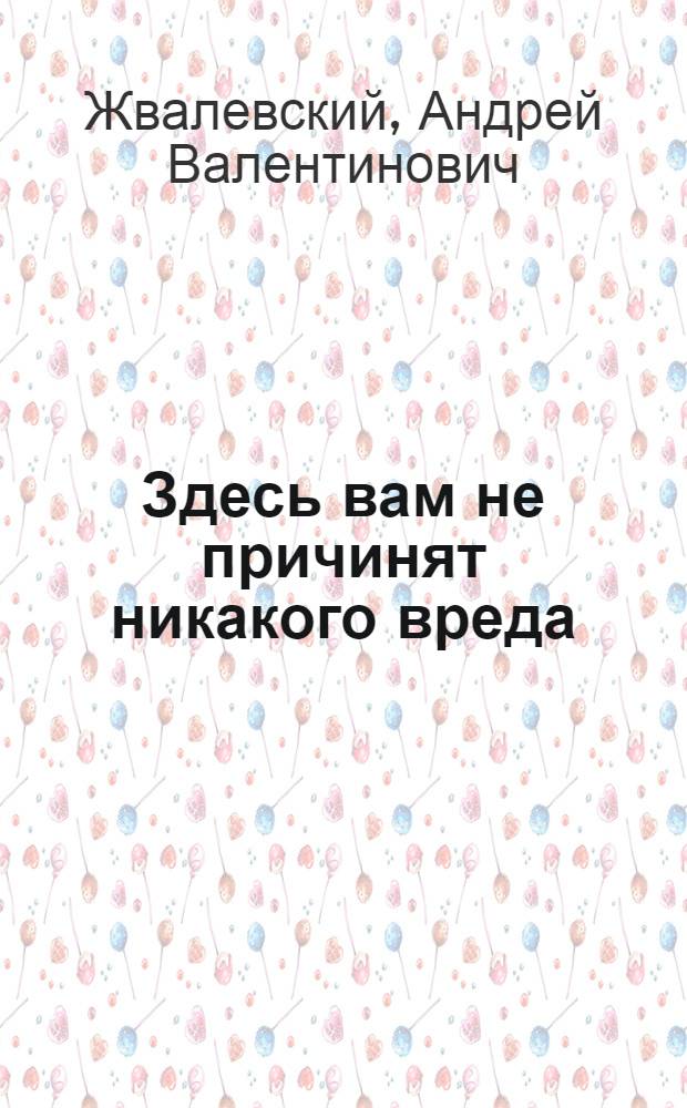 Здесь вам не причинят никакого вреда : роман