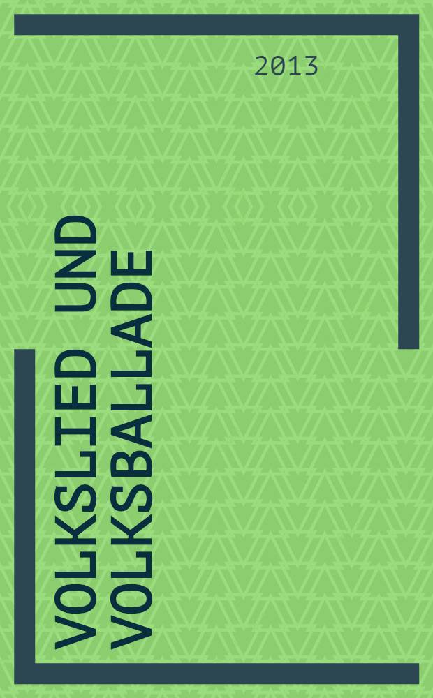 Volkslied und Volksballade : учебно-методическое пособие по аналитическому чтению на немецком языке для студентов 2 курса бакалавриата