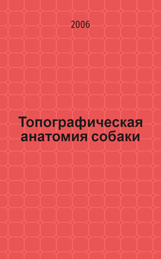 Топографическая анатомия собаки