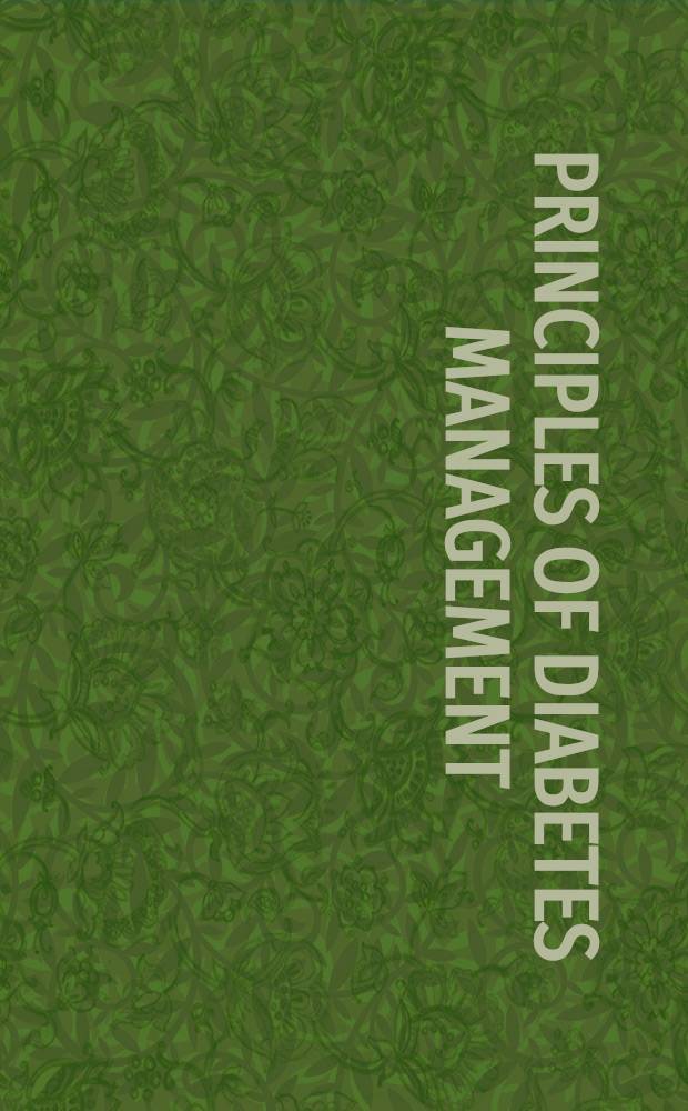 Principles of diabetes management
