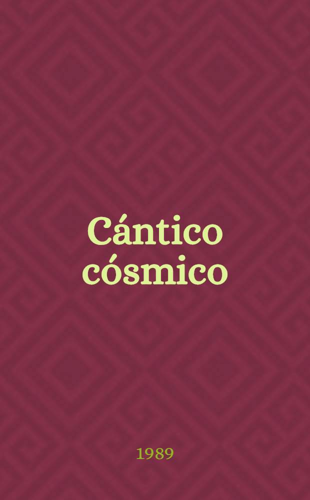 C&aacute;ntico c&oacute;smico