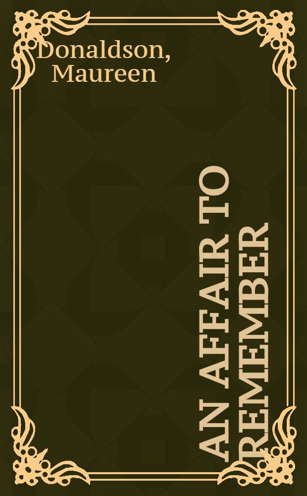 An affair to remember : My life with Cary Grant