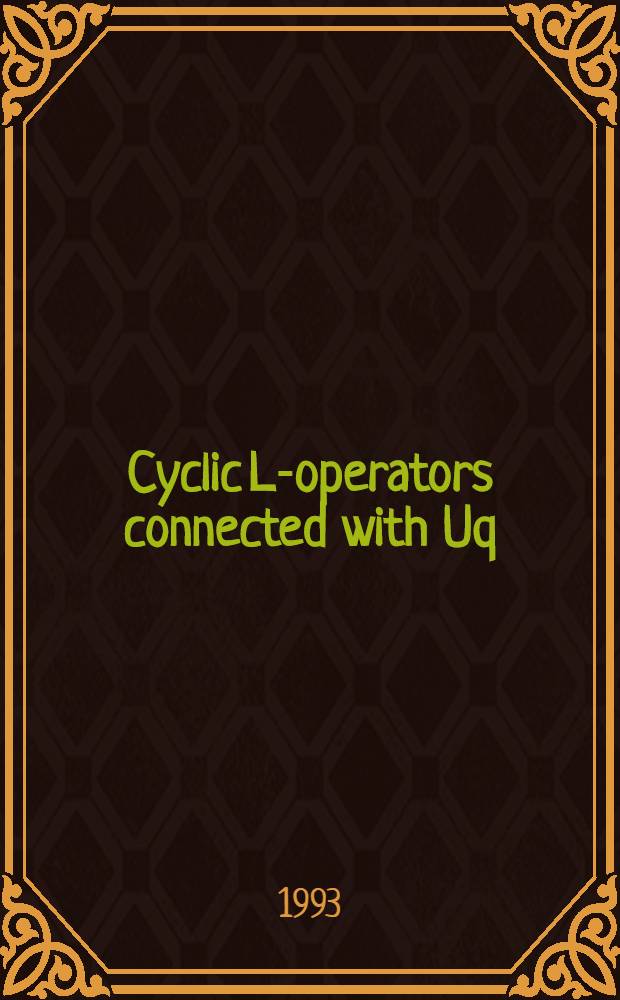 Cyclic L-operators connected with Uq (sl (n) ) algebra and related integrable models