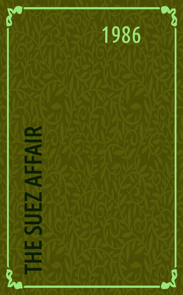 The Suez affair