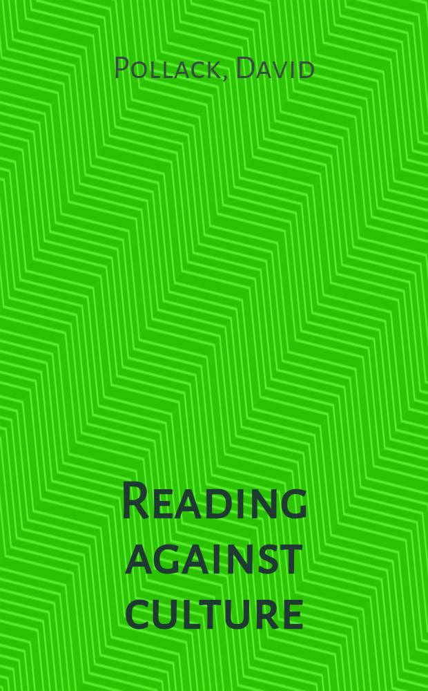 Reading against culture : Ideology a. narrative in the Jap. novel