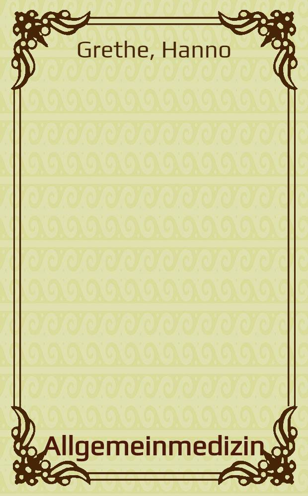 Allgemeinmedizin