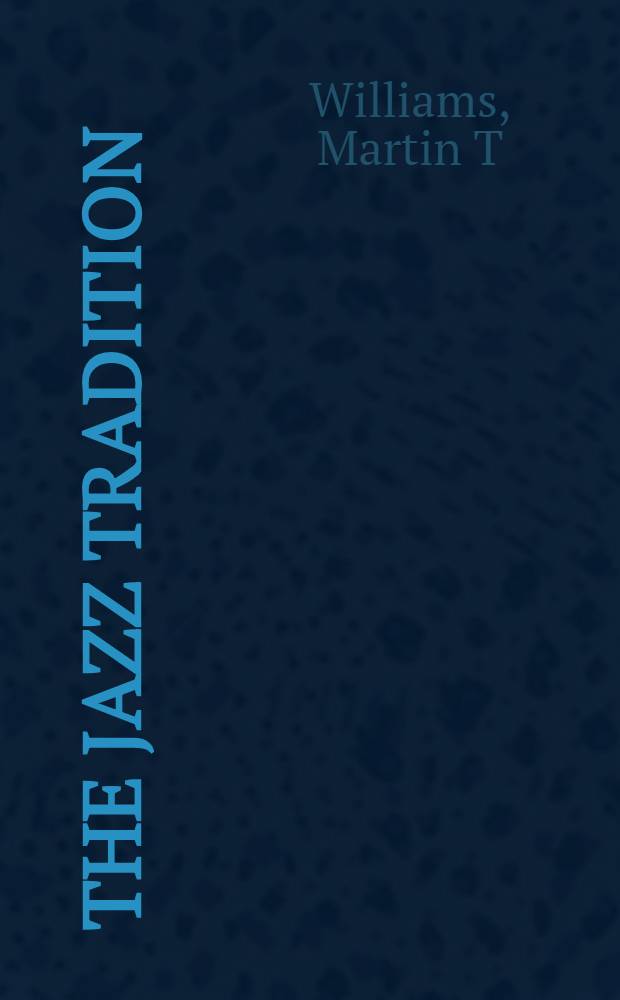 The jazz tradition