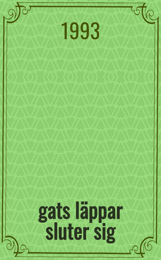 Ögats läppar sluter sig : Surrealism i svensk poesi