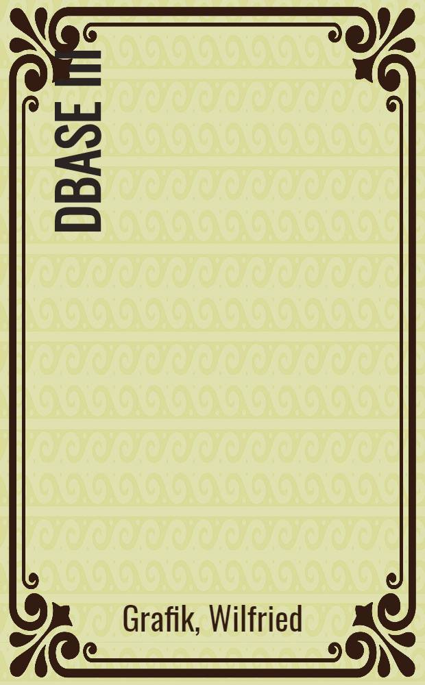 dBase III