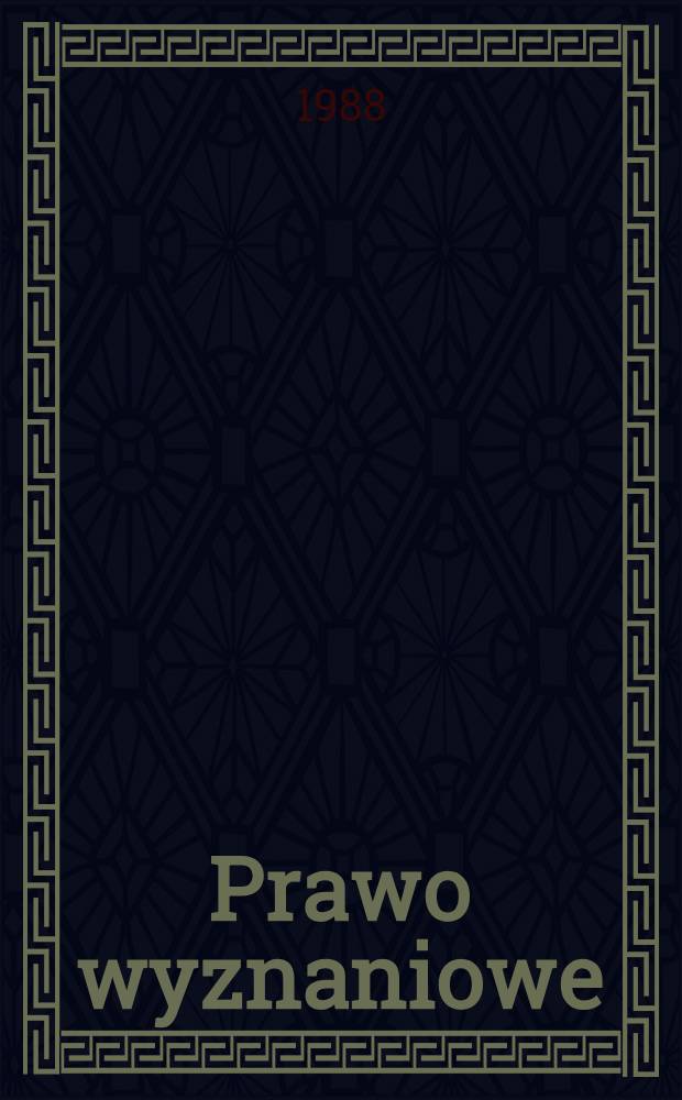 Prawo wyznaniowe