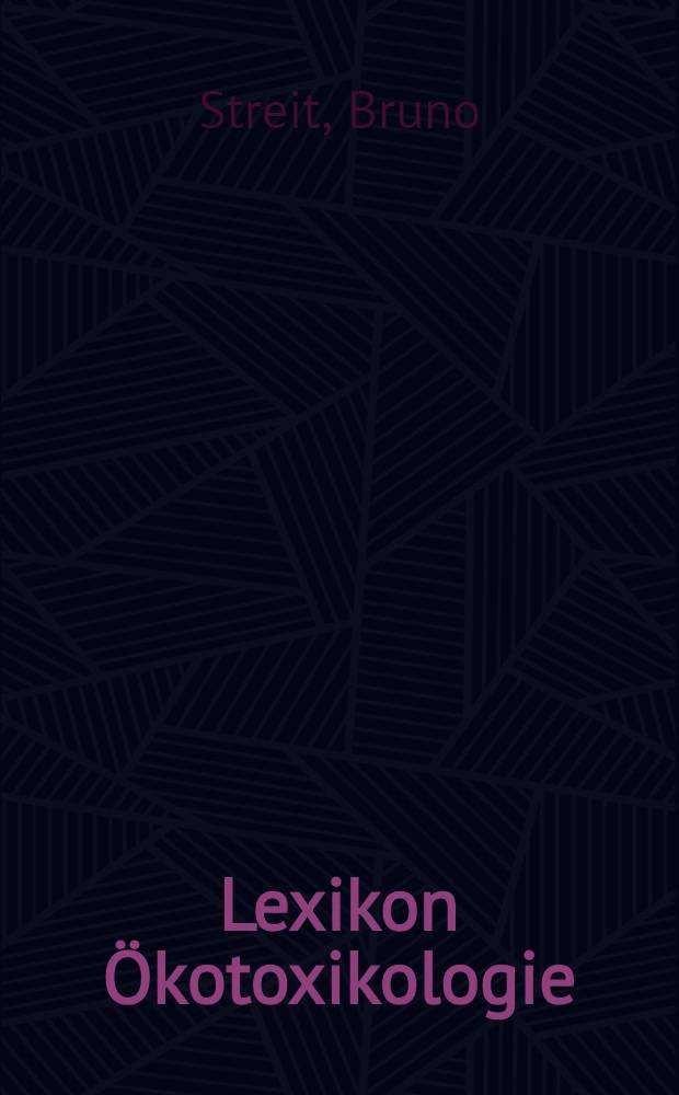 Lexikon Ökotoxikologie