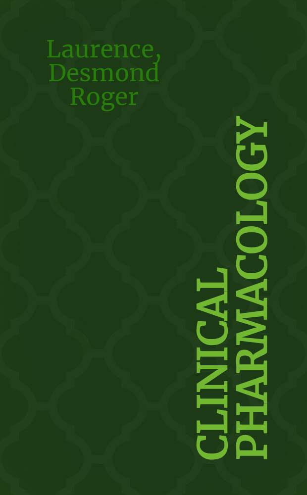 Clinical pharmacology