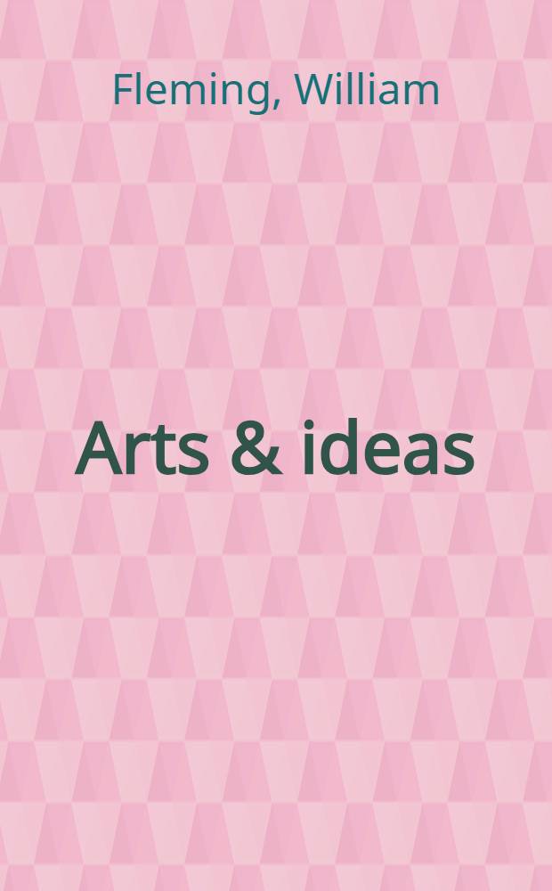 Arts & ideas