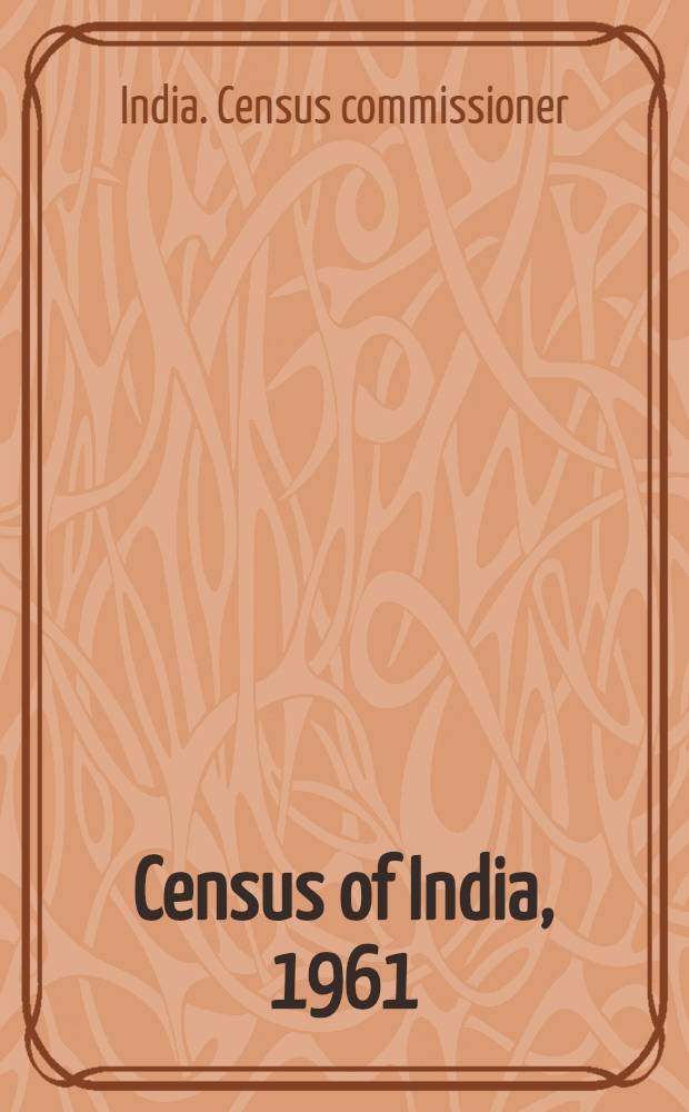 Census of India, 1961
