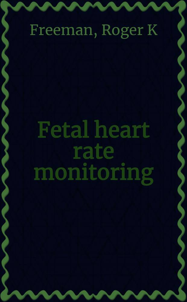 Fetal heart rate monitoring