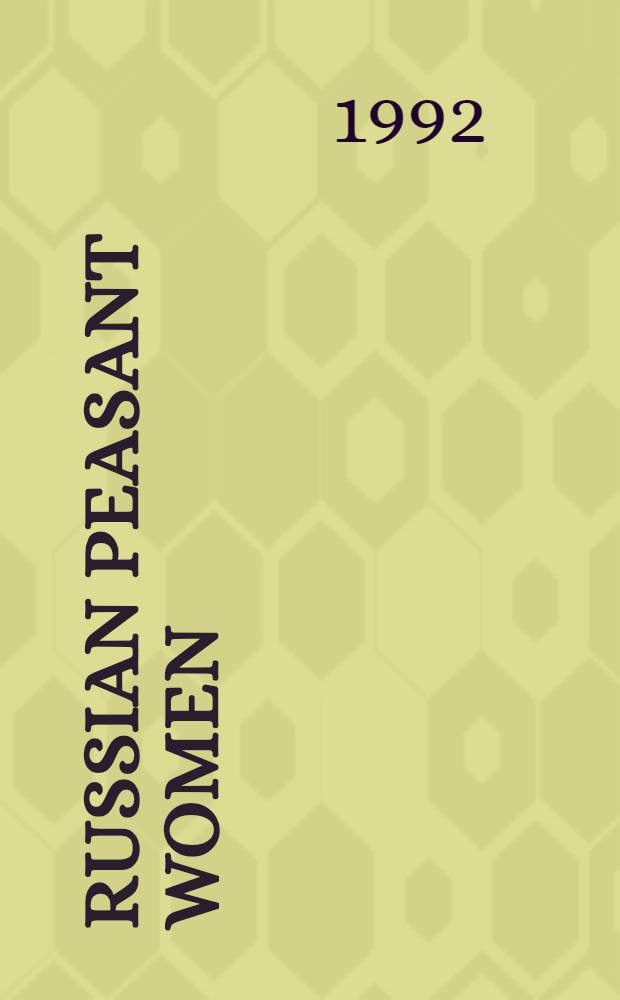 Russian peasant women