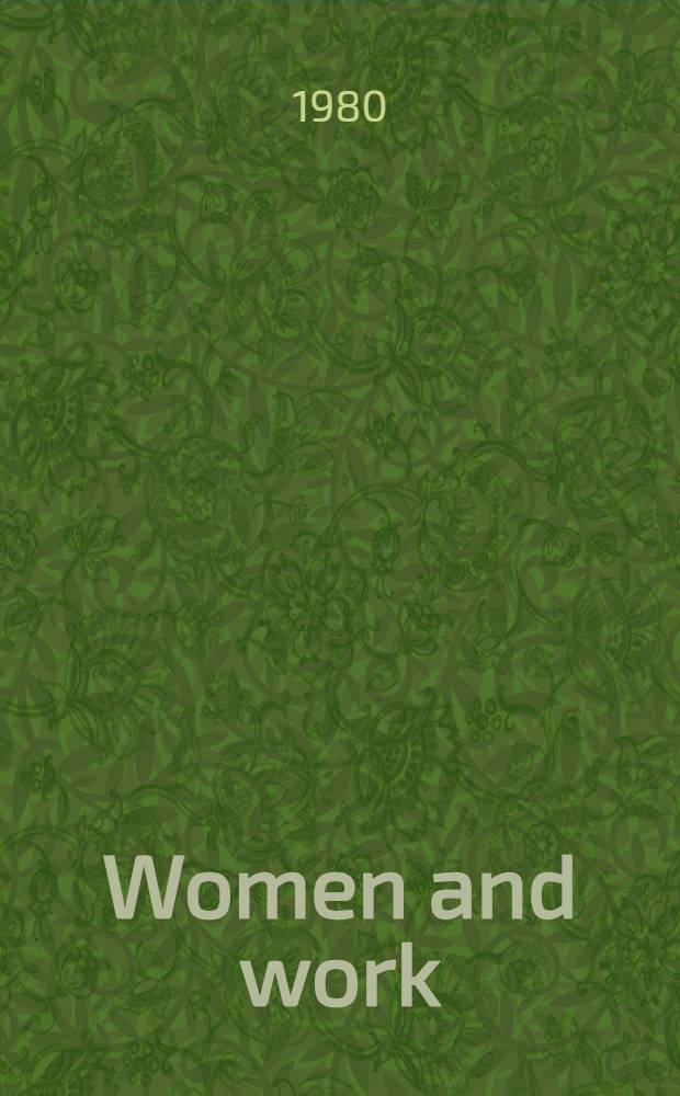 Women and work
